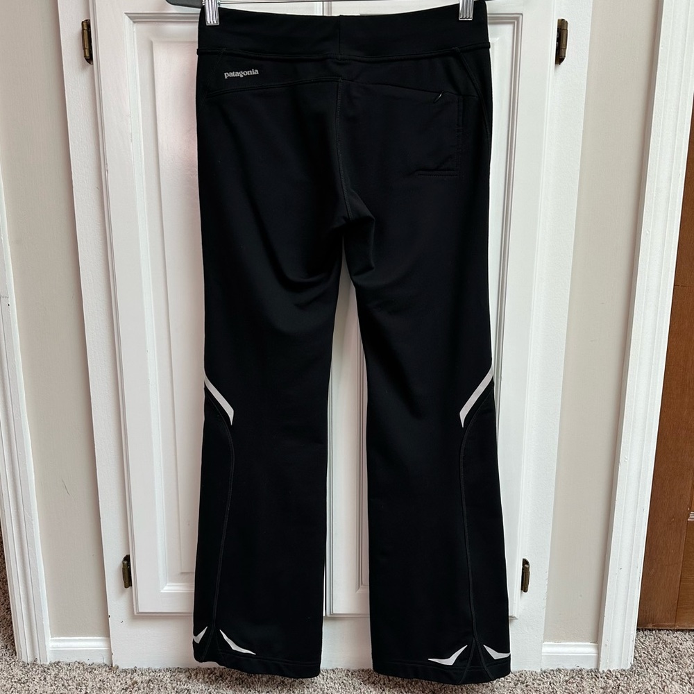 Patagonia Cool Wear Flare Reflective Leggings Black Size XS